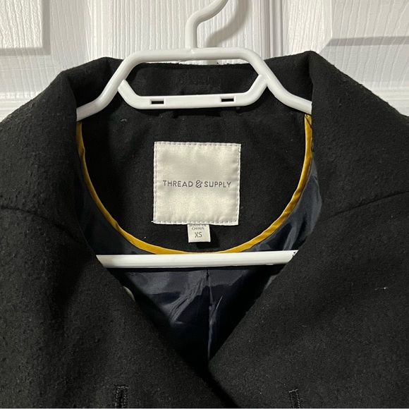 Thread & Supply Double Breasted Peacoat Size XS - Picture 6 of 6